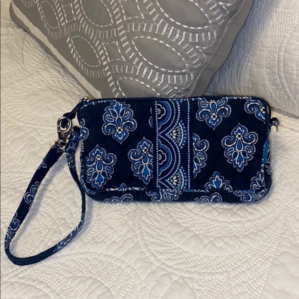 Blue Paisley Vera Bradley Wristlet